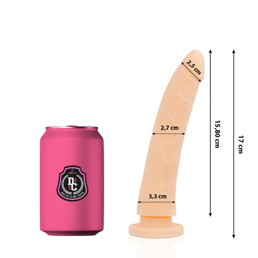 Deltaclub Delta Club - Toys Dildo Natural Medical Silicone 17 Cm -O- 3 Cm