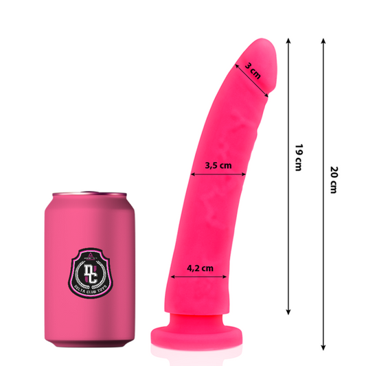Deltaclub Delta Club - Toys Pink Dildo Medical Silicone 20 Cm -O- 4 Cm