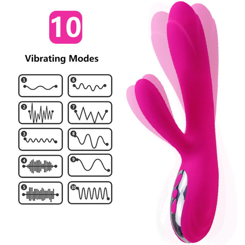 Armony Vibrators Armony - Flexible Vibrator & Stimulator With Fuchsia Heat Effect