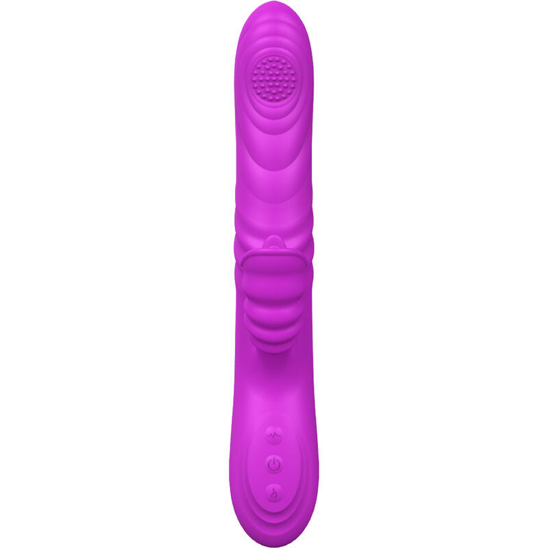 Armony Vibrators Armony - Angelia Multifunction Vibrator With Stimulating Tongue Violet Heat Effect