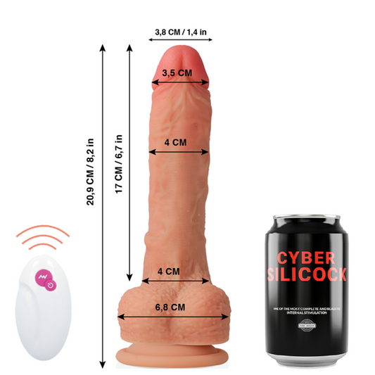 Cyber Silicock Remote Control Realistic Master Huck 20.9 Cm -O- 4 Cm