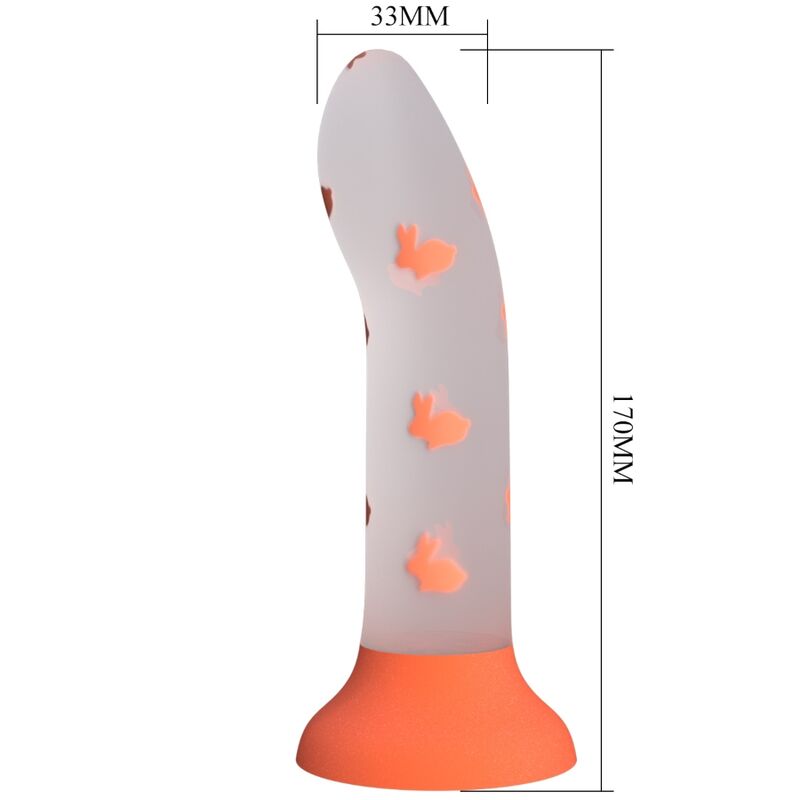 Pretty Love Flirtation Pretty Love - Magical Nightfall Dildo Without Vibration Luminous Orange