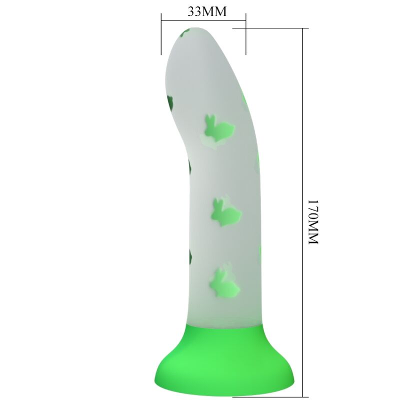 Pretty Love Flirtation Pretty Love - Magical Nightfall Dildo Without Vibration Luminous Green