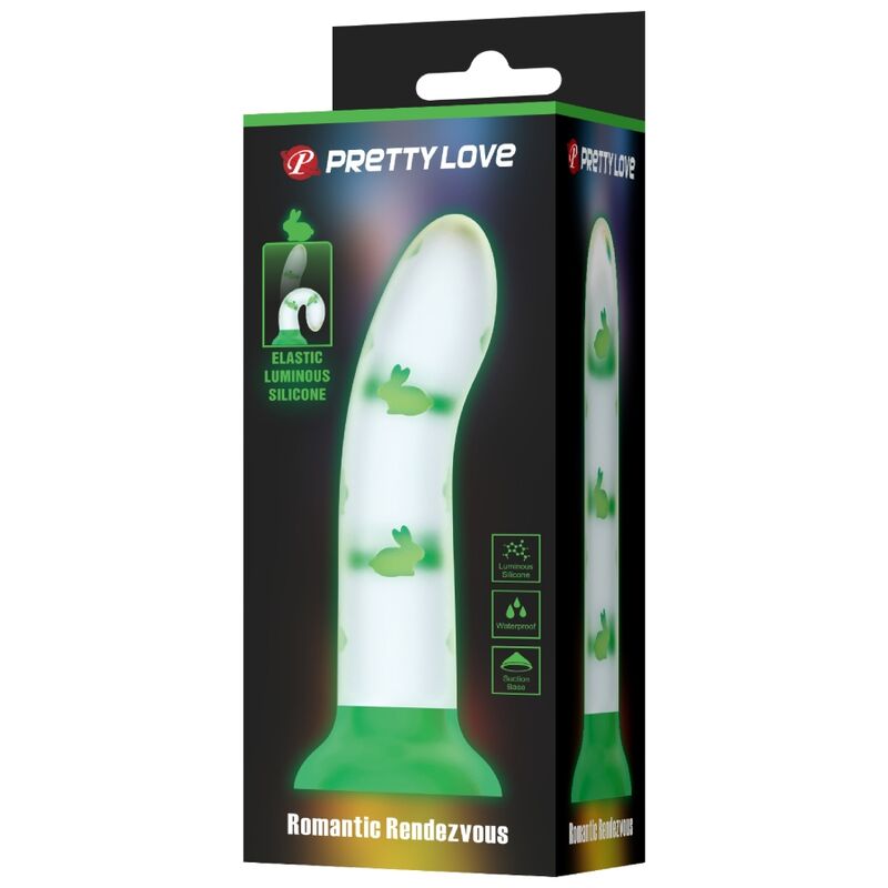 Pretty Love Flirtation Pretty Love - Magical Nightfall Dildo Without Vibration Luminous Green
