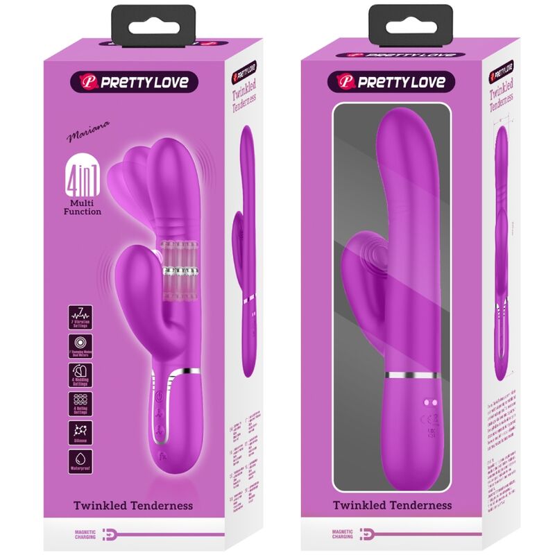 Pretty Love Flirtation Pretty Love - Multifunction G-Spot Vibrator Fuchsia