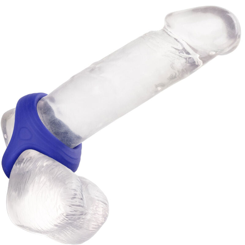 Calexotics Admiral Cock Ball Dual Ring Blue