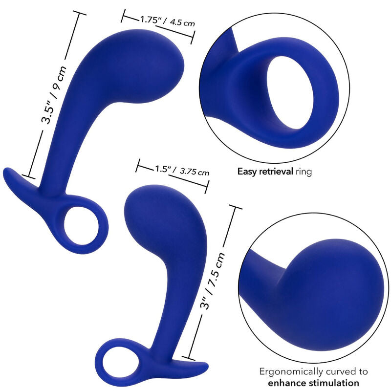 Calexotics Admiral Set 2 Anal Plug Blue