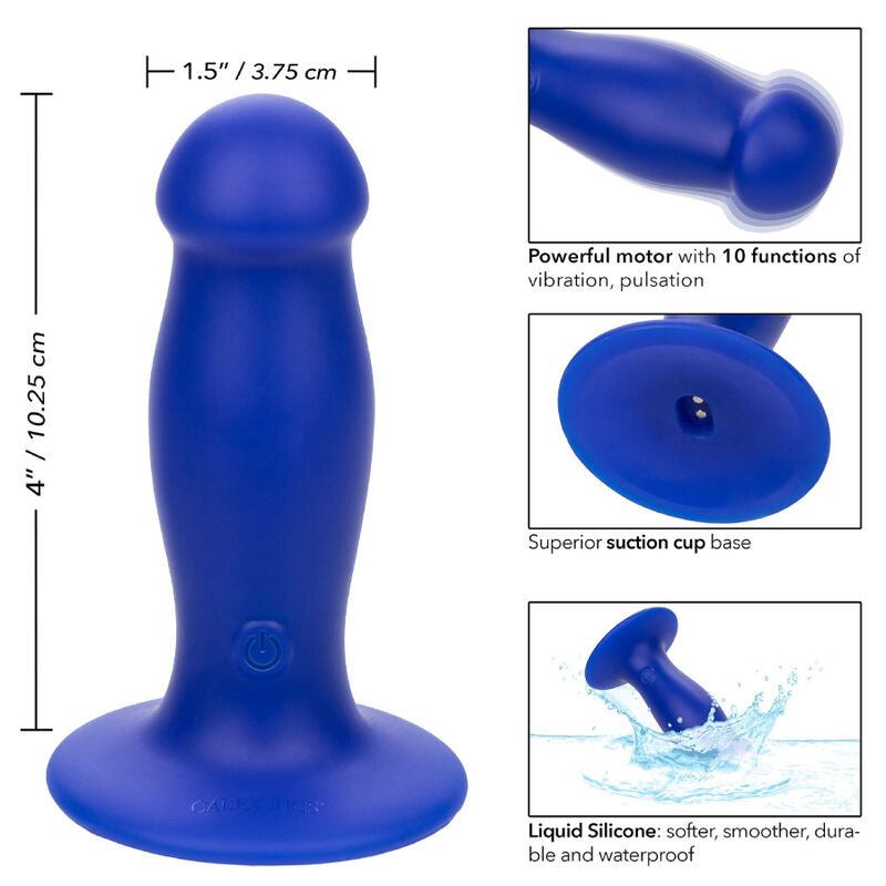 Calexotics Admiral First Mate Anal Plug Vibrator Blue