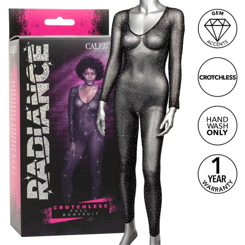 Calexotics Radiance Crotchless Full Bodysuit Rhine