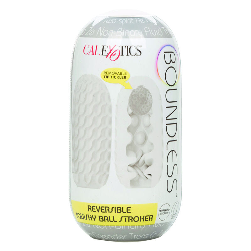 Calexotics Boundless Reversible Squishy Ball Stroke Yellow