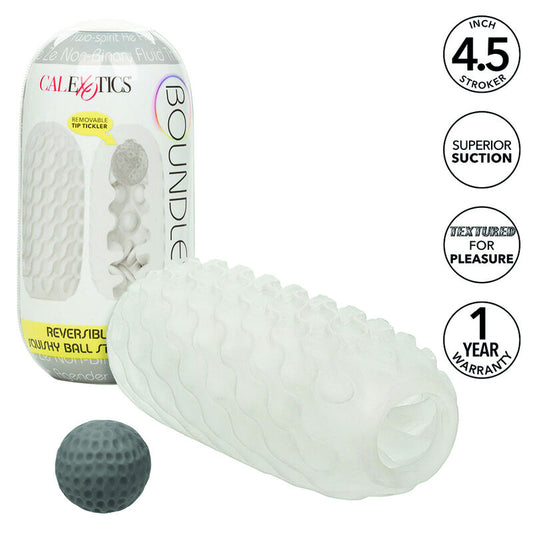 Calexotics Boundless Reversible Squishy Ball Stroke Yellow