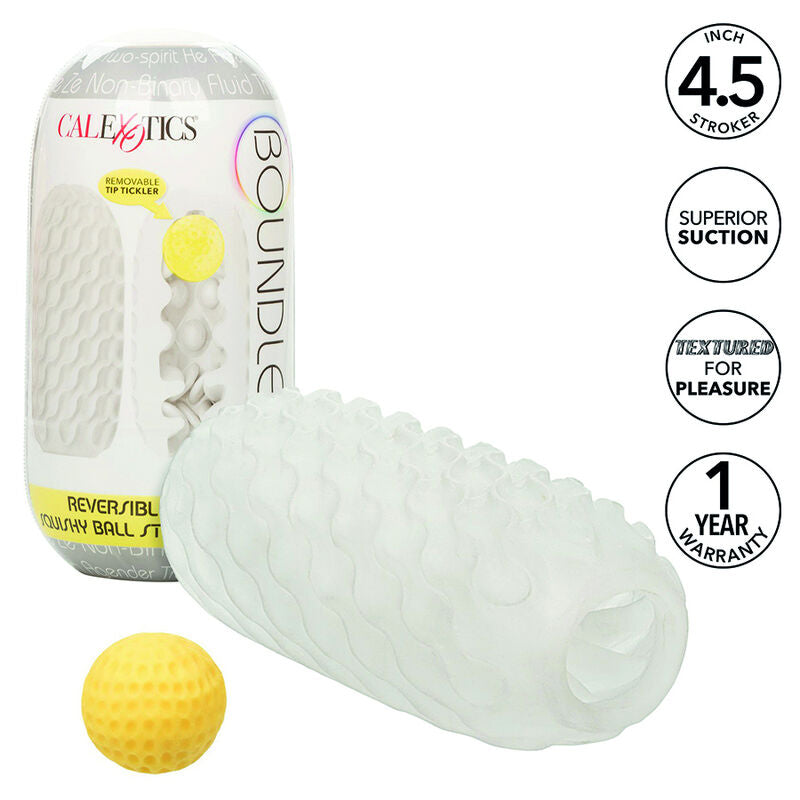 Calexotics Boundless Reversible Squishy Ball Stroke Grey