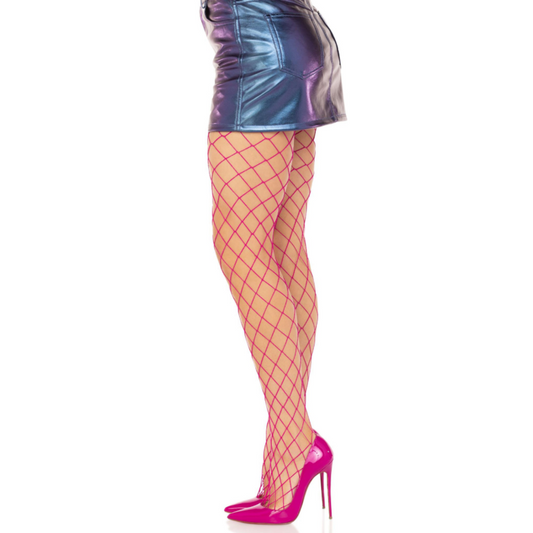Leg Avenue Hosiery Leg Avenue - Pantimedias Rejilla Diamante Amarillo