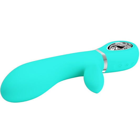 Pretty Love Flirtation Pretty Love - Thomas Multifunction G-Spot Vibrator Aqua Green
