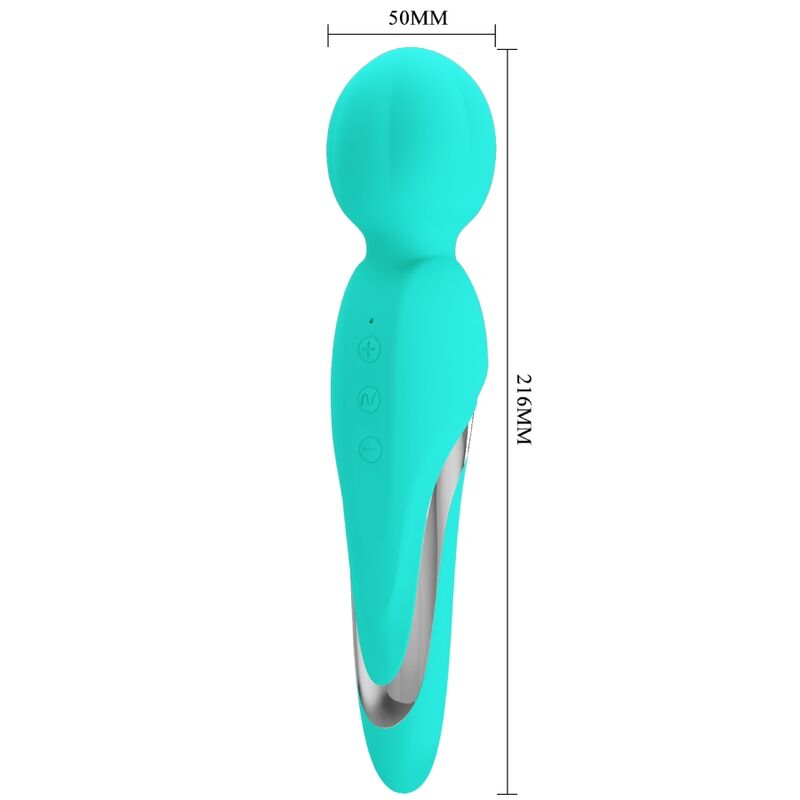 Pretty Love Flirtation Pretty Love - Walter Vibrator Wand Aqua Green