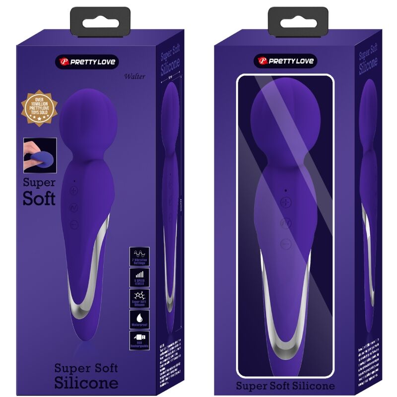 Pretty Love Flirtation Pretty Love - Walter Vibrator Wand Purple