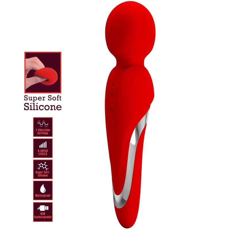 Pretty Love Walter Super Soft Silicone Mini Massage Wand