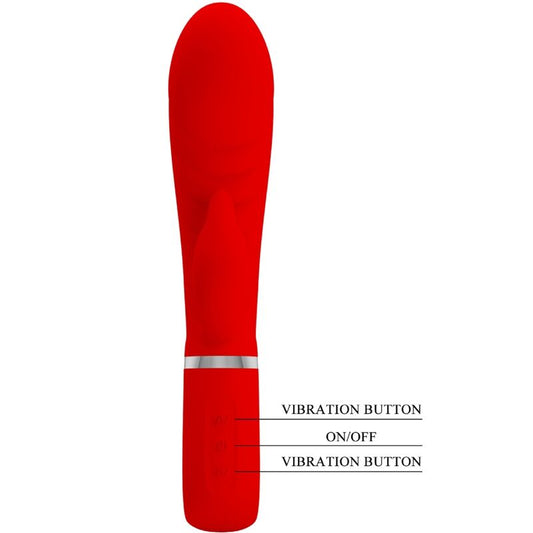 Pretty Love Flirtation Pretty Love - Prescott Multifunction G-Spot Vibrator Red