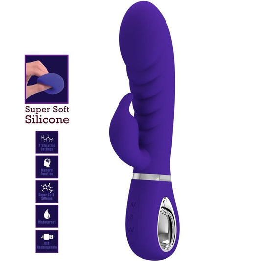 Pretty Love Flirtation Pretty Love - Prescott Multifunction G-Spot Vibrator Purple