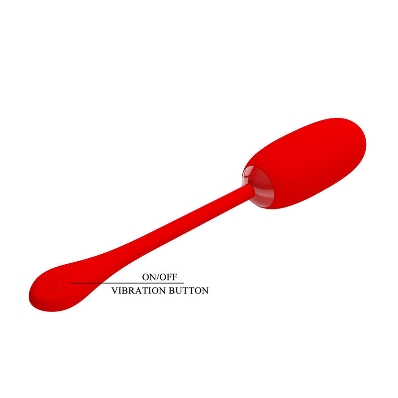 Pretty Love Smart Pretty Love - Julius Waterproof-Rechargeable Vibrating Egg Red