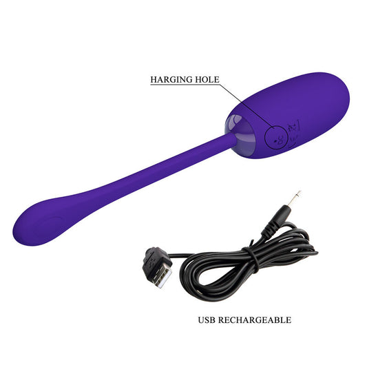 Pretty Love Smart Pretty Love - Julius Waterproof-Rechargeable Vibrating Egg Purple