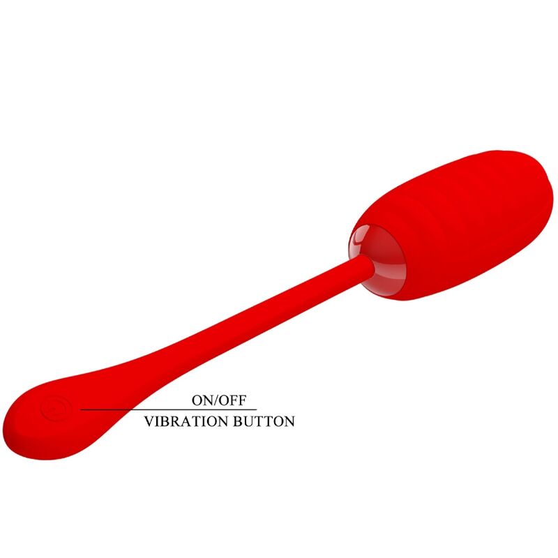 Pretty Love Smart Pretty Love - Kirk Rechargeable Vibrating Egg Red