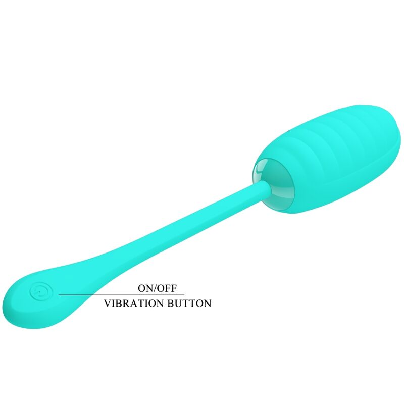 Pretty Love Smart Pretty Love - Kirk Rechargeable Vibrating Egg Aqua Green