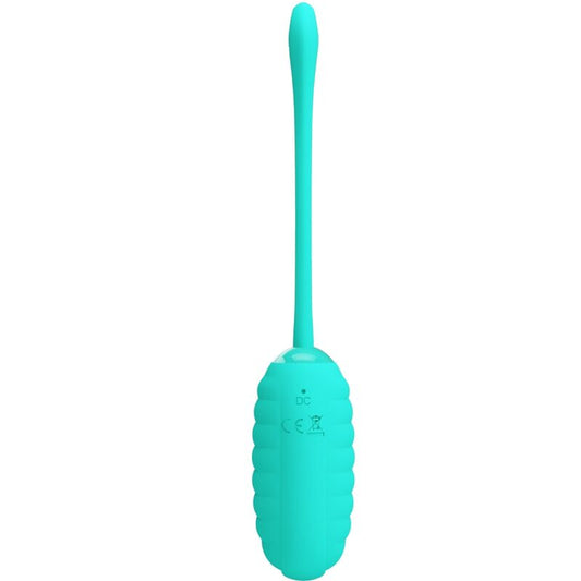 Pretty Love Smart Pretty Love - Kirk Rechargeable Vibrating Egg Aqua Green