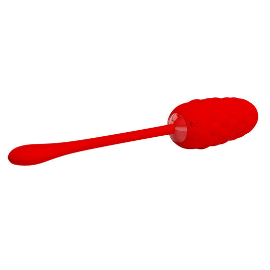 Pretty Love Smart Pretty Love - Vibrating Egg With Red Rechargeable Marine Texture