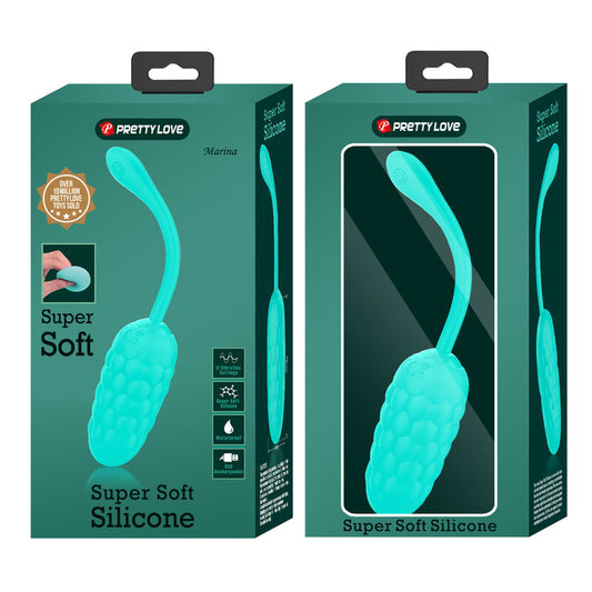 Pretty Love Smart Pretty Love - Vibrating Egg With Aqua Green Rechargeable Marine Texture