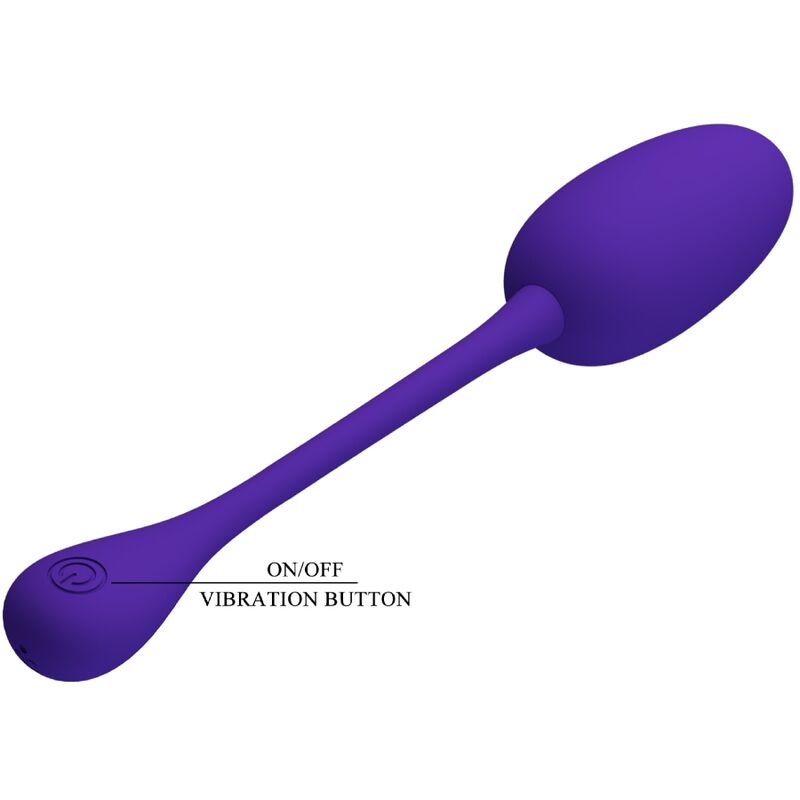 Pretty Love Flirtation Pretty Love - Knucker Purple Rechargeable Vibrating Egg