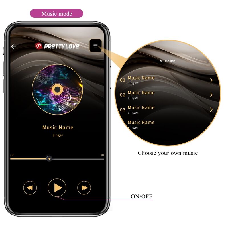 Pretty Love Led Pretty Love - Jayleen Vibrator App Remote Control Purple