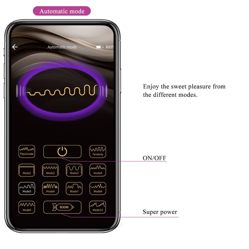 Pretty Love Led Pretty Love - Jayleen Vibrator App Remote Control Purple