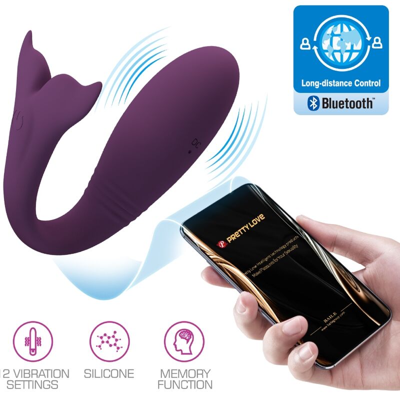 Pretty Love Led Pretty Love - Jayleen Vibrator App Remote Control Purple