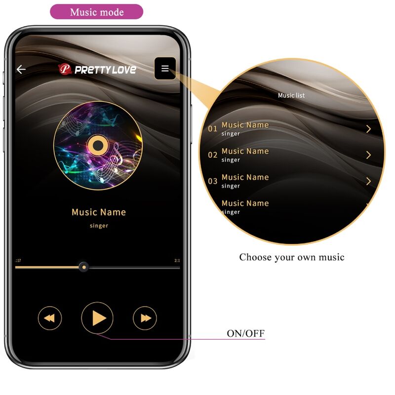 Pretty Love Led Pretty Love - Catalina Vibrator App Remote Control Purple