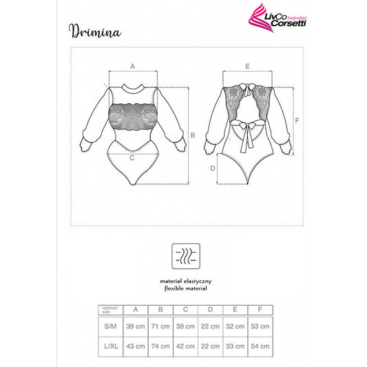 Livco Corsetti Bodies Livco Corsetti Fashion - Drimina Lc90690 Body Azul Marino