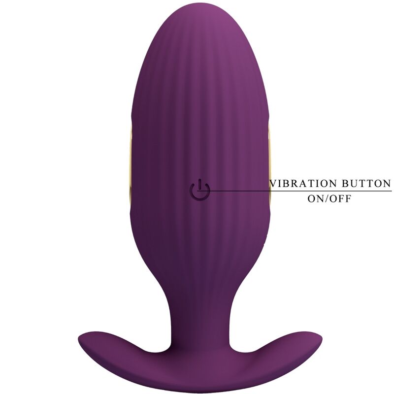 Pretty Love Bottom Pretty Love - Jefferson App Controlled Anal Plug Purple
