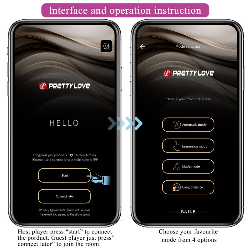 Pretty Love Bottom Pretty Love - Jefferson App Controlled Anal Plug Purple