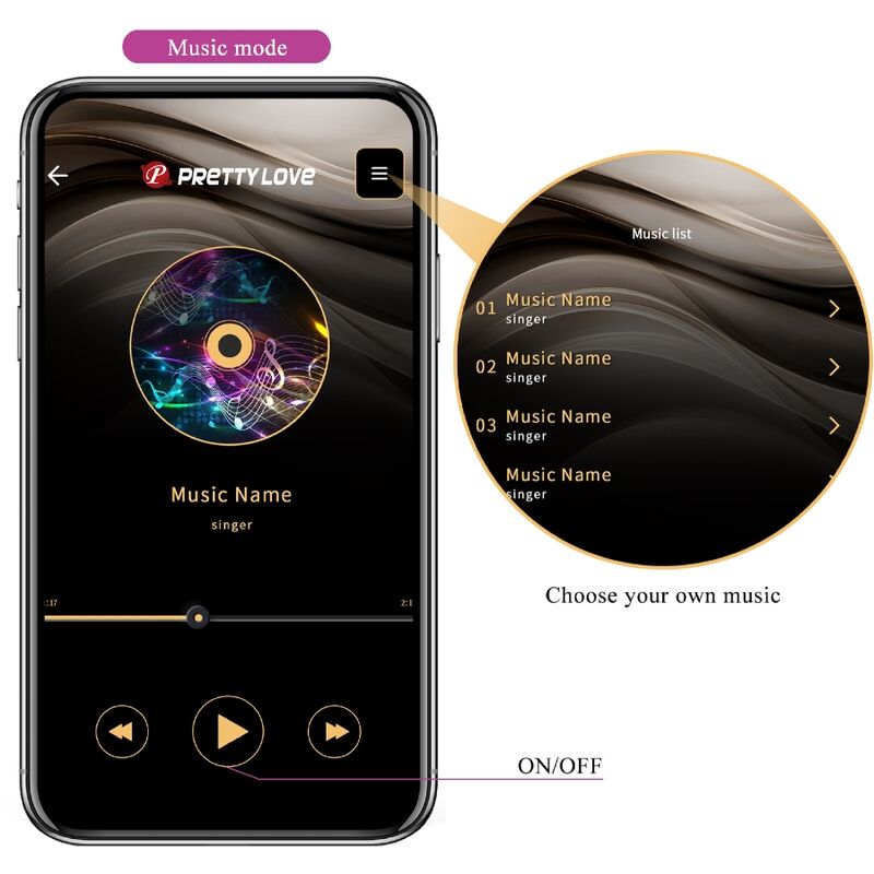 Pretty Love Bottom Pretty Love - Jefferson App Controlled Anal Plug Purple