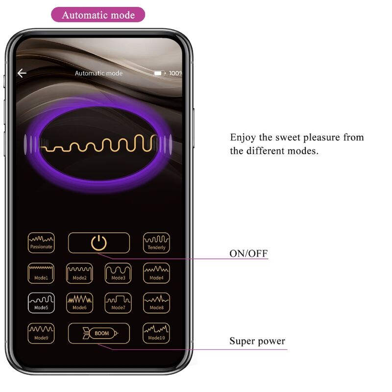 Pretty Love Elvira Kegel Balls App Remote Control Purple