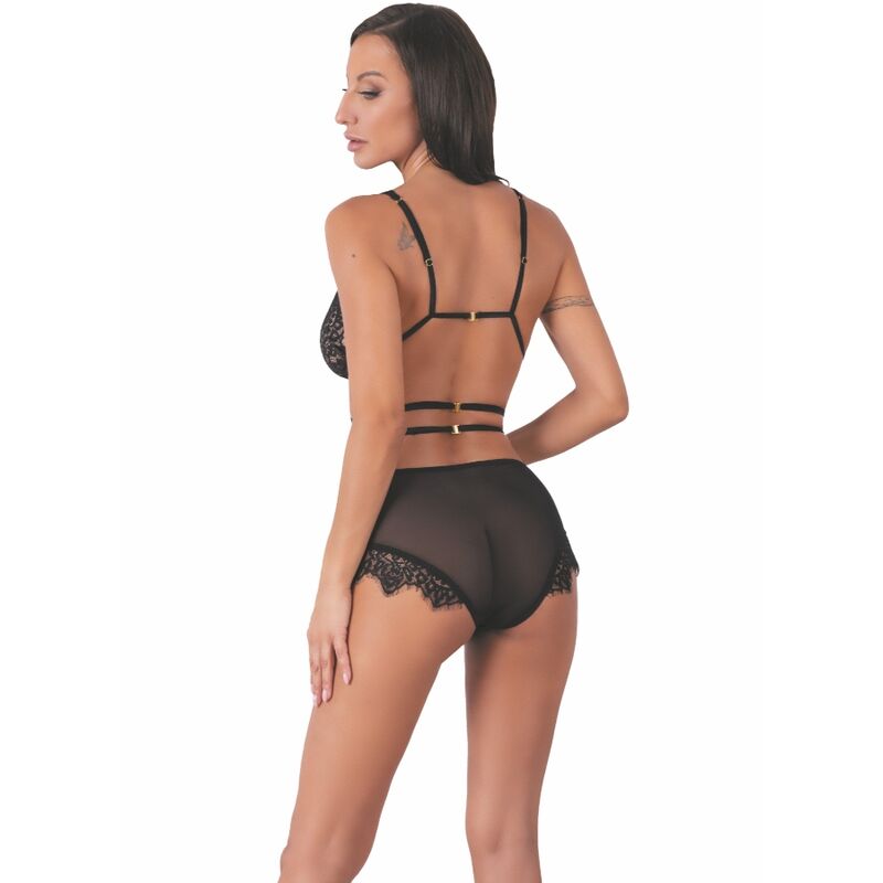 Livco Corsetti Sets Livco Corsetti Fashion - Drezna Lc 90733 Sujetador + Panty Negro