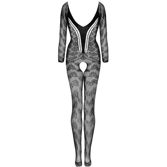 Livco Corsetti Bodystockings Livco Corsetti Fashion - Cordill Lc 17358 Bodystocking Crotchless Black One Size