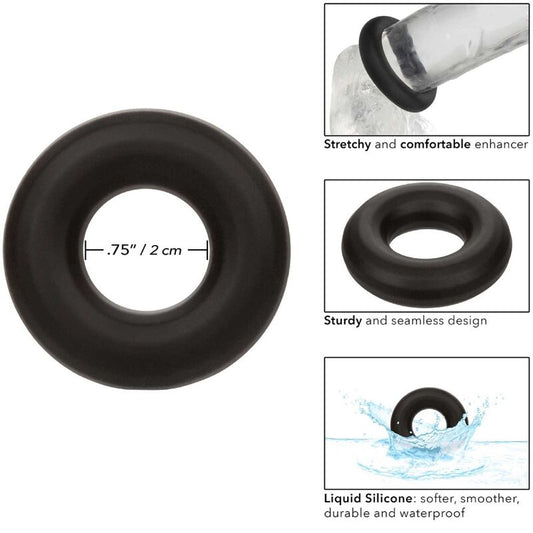 Calexotics Alpha Prolong Medium Ring Black