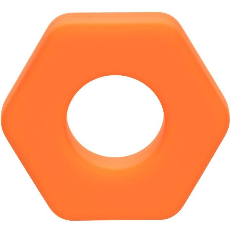 Calexotics Alpha Prolong Sexagon Ring Orange