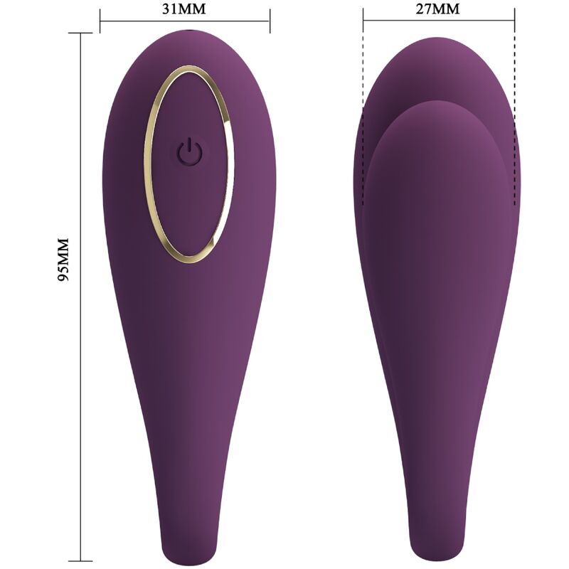 Pretty Love C-Type Pretty Love - August Remote Global Double Pleasure Vibrator
