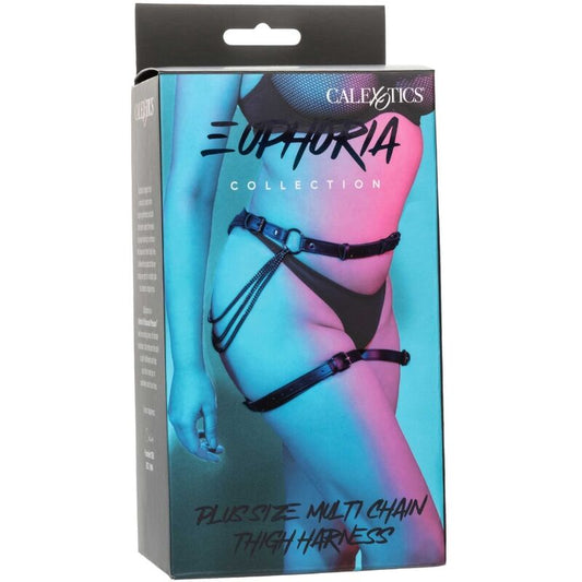Calexotics Euphoria Plus Size Multi Chain Thigh Harness