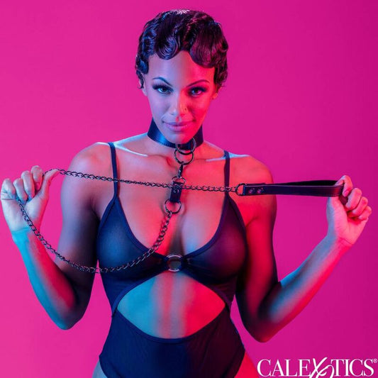 Calexotics Euphoria Collar With Chain Leash