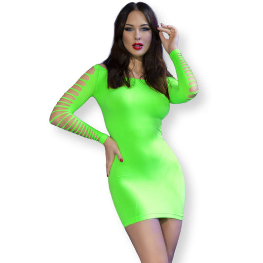 Chilirose Dresses Chilirose - Cr 4617 Dress Green S/M