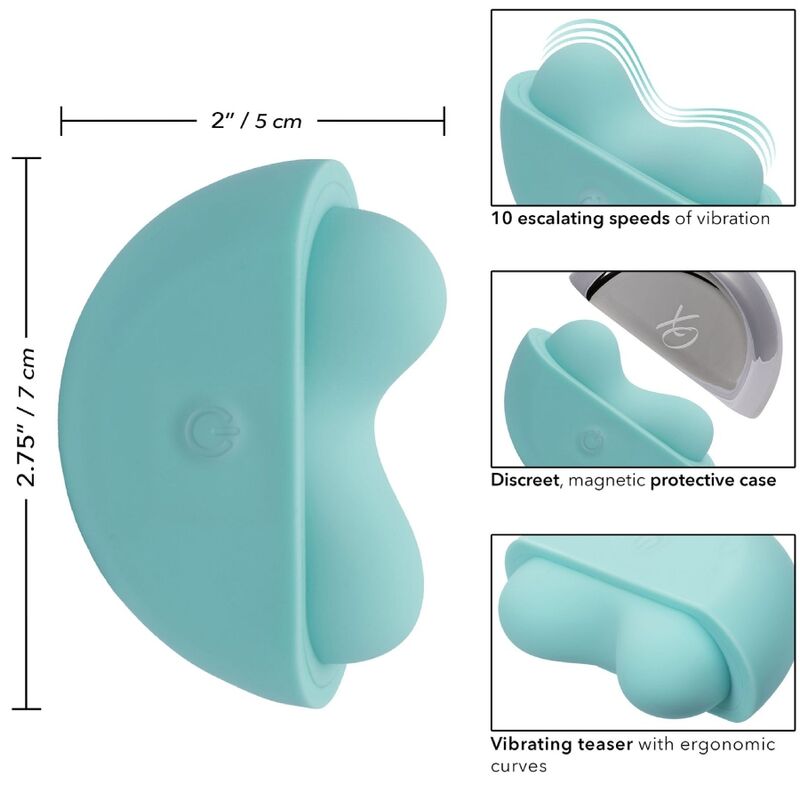 Calexotics Ovation Applause Stimulator Aqua Green