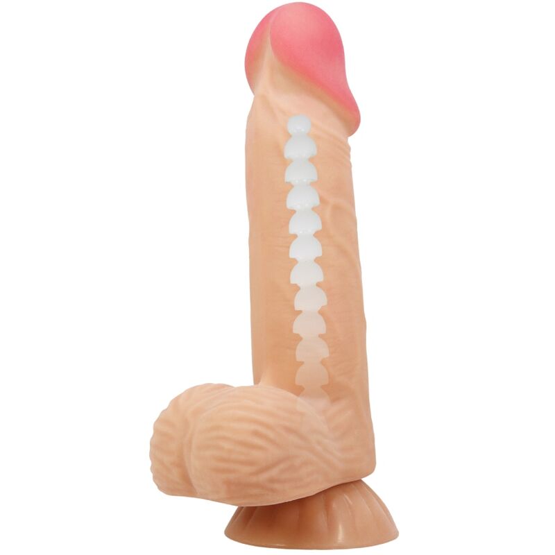 Pretty Love High Grade Pretty Love - Sliding Skin Series Realistic Dildo With Sliding Skin Suction Cup 20.6 Cm